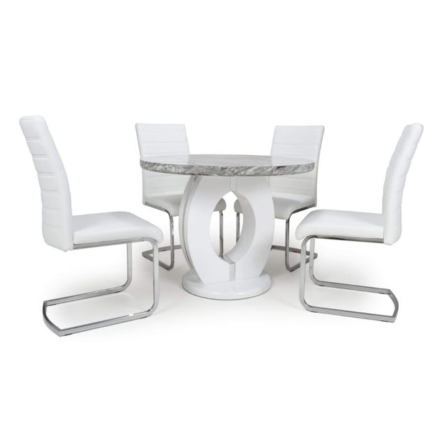 Modern-Round-Grey-Marble-Dining-Table-And-4-White-Cantilever-Leather-Dining-Chairs-Kitchen-Table-Set-100cm