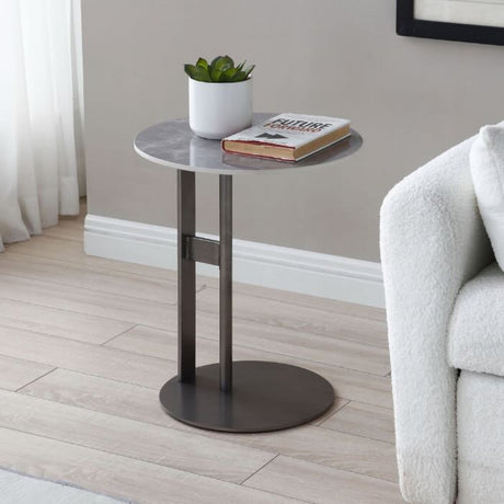 Modern-Round-Grey-Sintered-Stone-Side-Table-With-Metal-Base-45cm