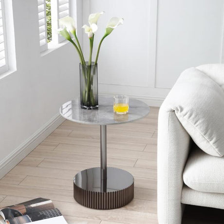 Modern-Round-Grey-Sintered-Stone-Side-Table-With-Metal-Pedestal-Base-50cm