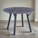 Modern-Round-Grey-Stone-Dining-Table-Set-With-4-Grey-Velvet-Dining-Chairs-110cm