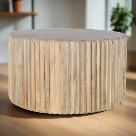 Modern-Round-Light-Mango-Wood-Coffee-Table-Fluted-Base-80cm