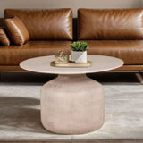 Modern-Round-Light-Mango-Wood-Coffee-Table-With-Tub-Base-80cm