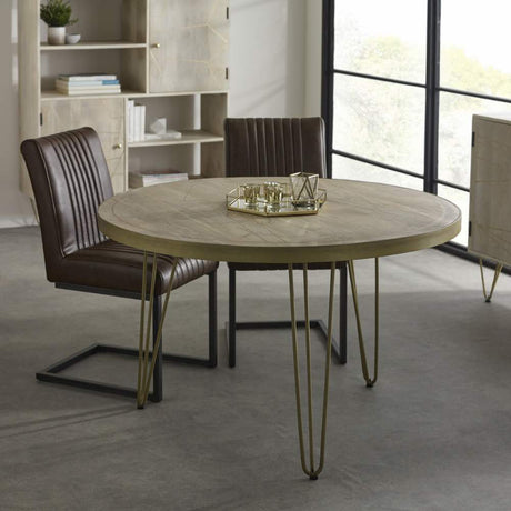 Modern-Round-Natural-Wood-Dining-Table-Gold-Legs-120cm