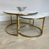 Modern-Round-Nested-White-Marble-Coffee-Tables-Gold-Base-Set-of-2