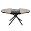 Alvaro Modern Oak Round Extending Dining Table 120cm-160cm