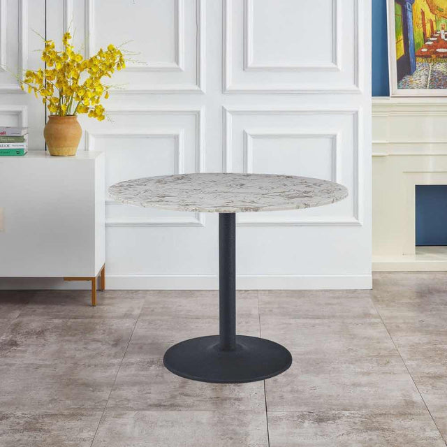 Modern-Round-Simple-White-Marble-Dining-Table-Black-Metal-Tulip-Base-100cm