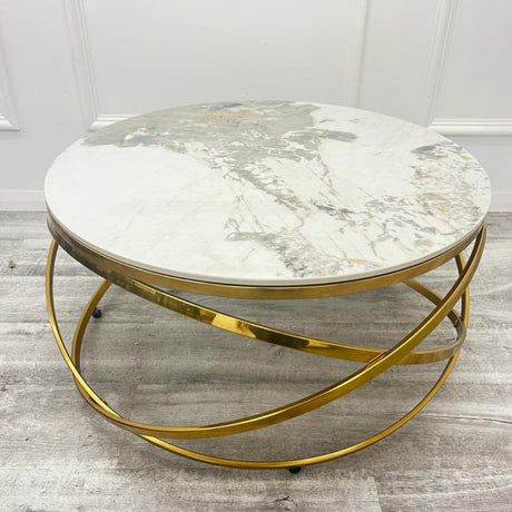 Modern-Round-White-Marble-Coffee-Table-Gold-Base-80cm