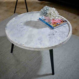 Modern-Round-White-Marble-Coffee-Table-Lipped-Top-With-Black-Metal-Legs-70cm