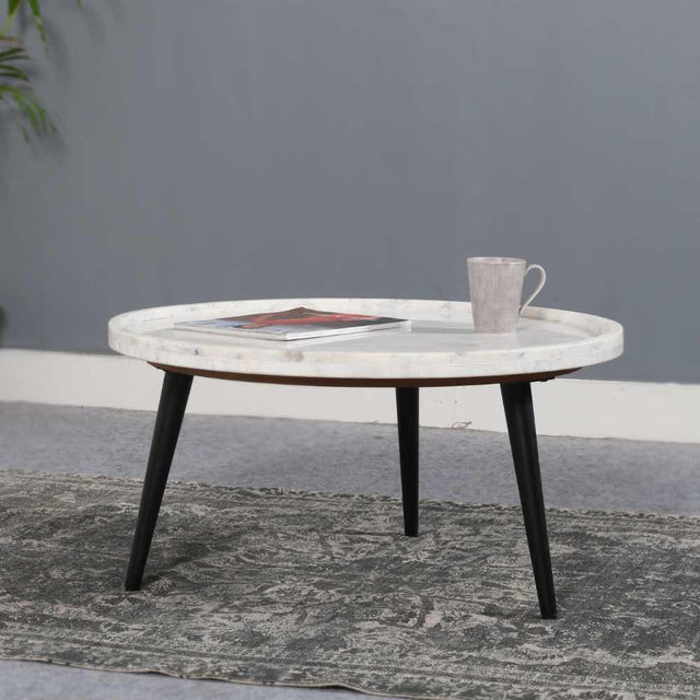 Modern-Round-White-Marble-Coffee-Table-Lipped-Top-With-Black-Metal-Legs-70cm