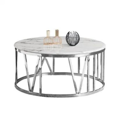 Modern-Round-White-Marble-Coffee-Table-With-Round-Metal-Base-100cm