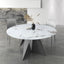 Modern-Round-White-Marble-Dining-Table-Black-Pedestal-Base-135cm