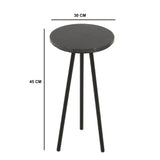 Modern-Simple-Round-Black-Marble-Side-Table-With-Black-Metal-Legs-30cm