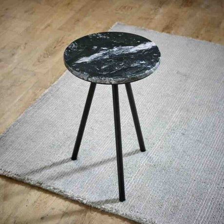 Modern-Simple-Round-Black-Marble-Side-Table-With-Black-Metal-Legs-30cm