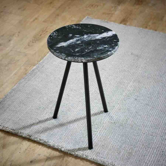 Modern-Simple-Round-Black-Marble-Side-Table-With-Black-Metal-Legs-30cm