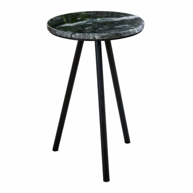 Modern-Simple-Round-Black-Marble-Side-Table-With-Black-Metal-Legs-30cm