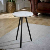 Modern-Simple-Round-White-Marble-Side-Table-With-Black-Metal-Legs-30cm