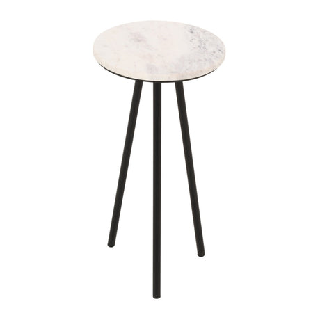 Modern-Simple-Round-White-Marble-Side-Table-With-Black-Metal-Legs-30cm