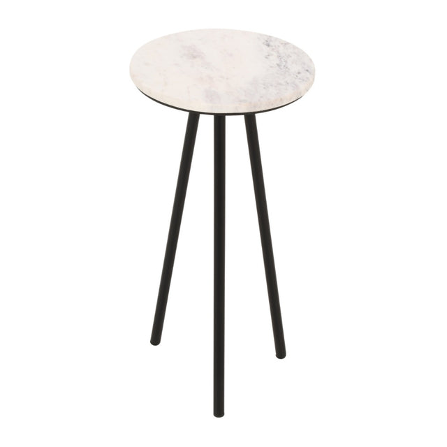 Modern-Simple-Round-White-Marble-Side-Table-With-Black-Metal-Legs-30cm