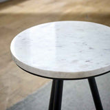 Modern-Simple-Round-White-Marble-Side-Table-With-Black-Metal-Legs-30cm