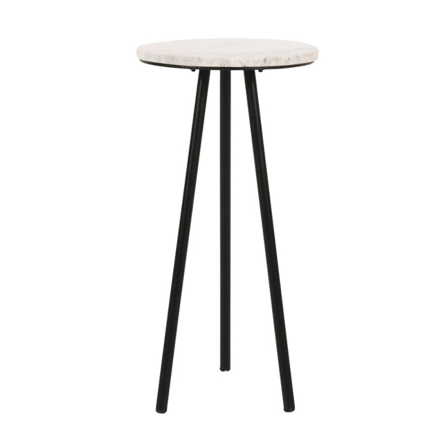 Modern-Simple-Round-White-Marble-Side-Table-With-Black-Metal-Legs-30cm