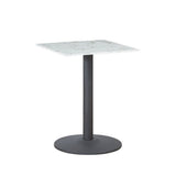 Modern-Small-2-Seater-Square-White-Marble-Dining-Table-Black-Pedestal-Base-60cm