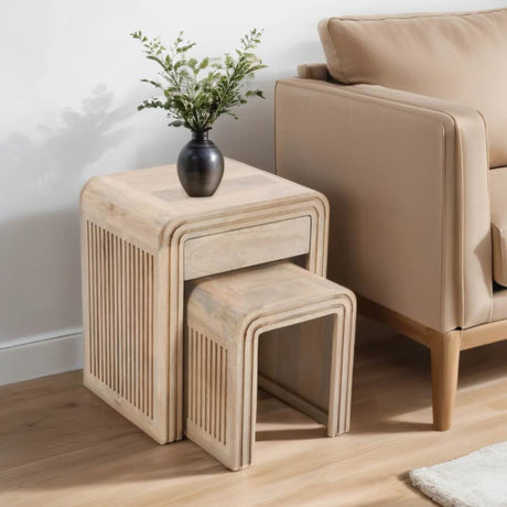 Modern-Small-Light-Mango-Wood-Nesting-Side-Tables-With-Drawer-Storage