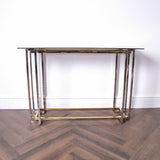 Modern-Smoked-Glass-Rectangular-Console-Hallway-Table-With-Gold-Silver-Metal-Legs-120cm