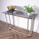 Modern-Smoked-Glass-Rectangular-Console-Hallway-Table-With-Gold-Silver-Metal-Legs-120cm