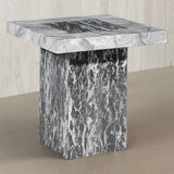 Modern-Square-Black-_-White-Marble-Side-Table-Solid-Marble-Base-55cm