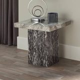 Modern-Square-Black-_-White-Marble-Side-Table-Solid-Marble-Base-55cm