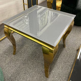 Modern-Square-Grey-Glass-sofa-side-Lamp-Table-with-gold-frame-60cm