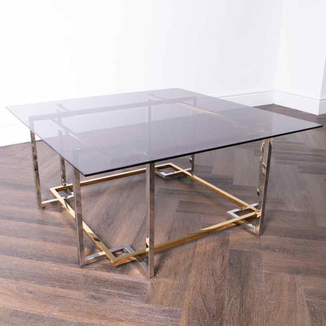 Modern-Square-Smoked-Glass-Coffee-Table-With-Gold-_-Silver-Metal-Base-100cm