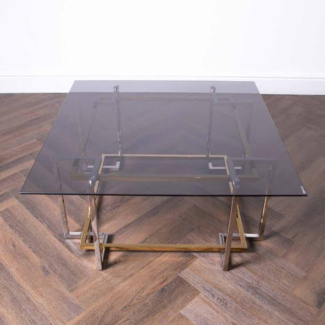 Modern-Square-Smoked-Glass-Coffee-Table-With-Gold-_-Silver-Metal-Base-100cm