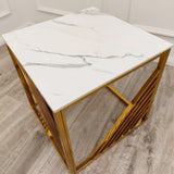 Modern-Square-White-Marble-Lamp-Table-Gold-Base-50cm