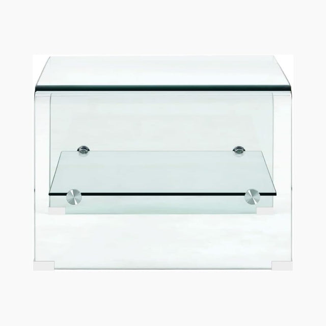        Modern-Tempered-Glass-Side-Table-With-Glass-Shelf-50cm