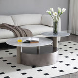 Modern-Twin-Top-White-Sintered-Stone-Coffee-Table-With-Metal-Base-Round