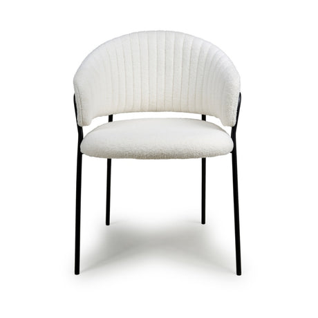 Modern-White-Boucle-Curved-Back-Dining-Chair-Floating-Black-Base-Set-of-2