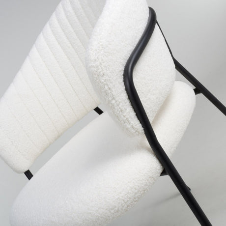 Modern-White-Boucle-Curved-Back-Dining-Chair-Floating-Black-Base-Set-of-2