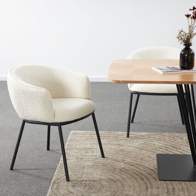 Modern-White-Boucle-Dining-Chair-Black-Metal-Legs