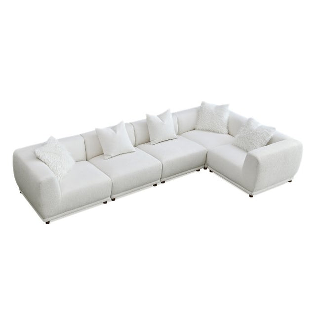 Modern-White-Boucle-Sectional-Corner-Sofa-5-Piece-Modular