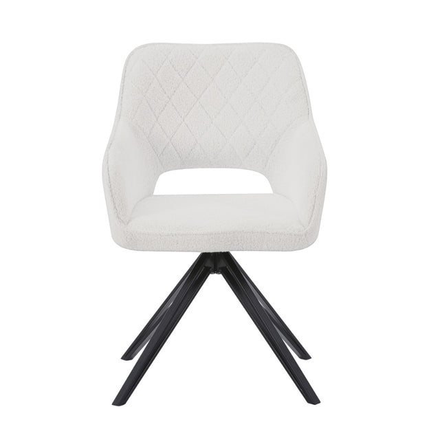 Modern-White-Boucle-Swivel-Dining-Chair-Black-Metal-Legs-Set-of-2