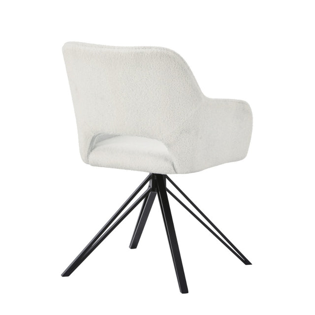 Modern-White-Boucle-Swivel-Dining-Chair-Black-Metal-Legs-Set-of-2