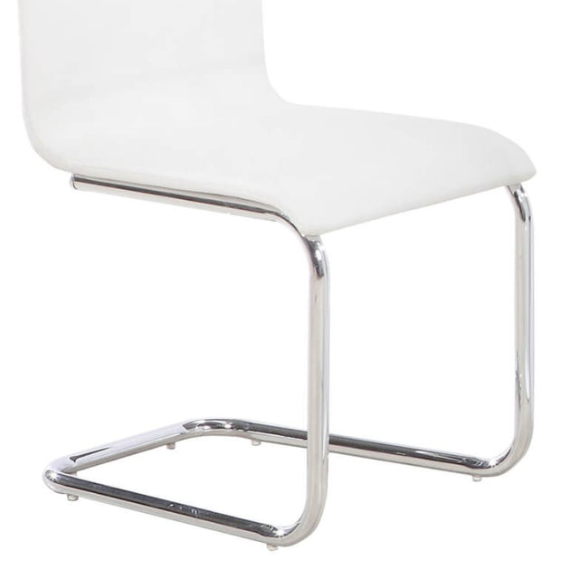 Modern-White-Faux-Leather-Cantilever-Dining-Chairs-With-Chrome-Metal-Base-Set-of-2