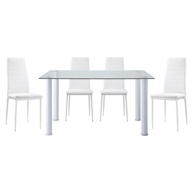    Modern-White-Faux-Leather-Horizontal-Stitched-Dining-Chair-With-White-Metal-Legs-Set-of-6