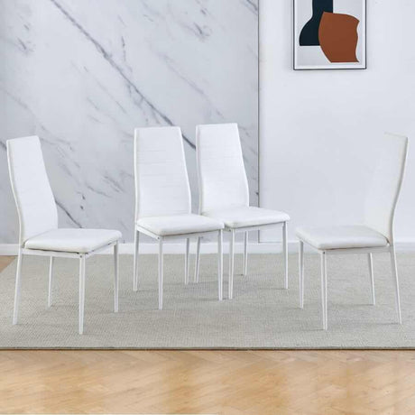    Modern-White-Faux-Leather-Horizontal-Stitched-Dining-Chair-With-White-Metal-Legs-Set-of-6