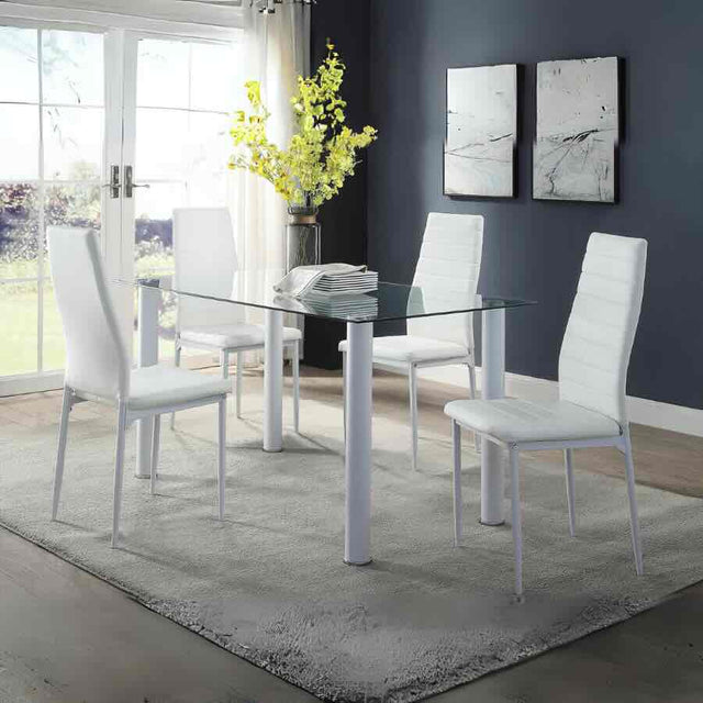    Modern-White-Faux-Leather-Horizontal-Stitched-Dining-Chair-With-White-Metal-Legs-Set-of-6