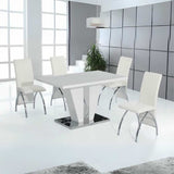 Modern-White-Faux-Leather-Long-Back-Dining-Chair-With-Chrome-Metal-Legs-Set-of-4