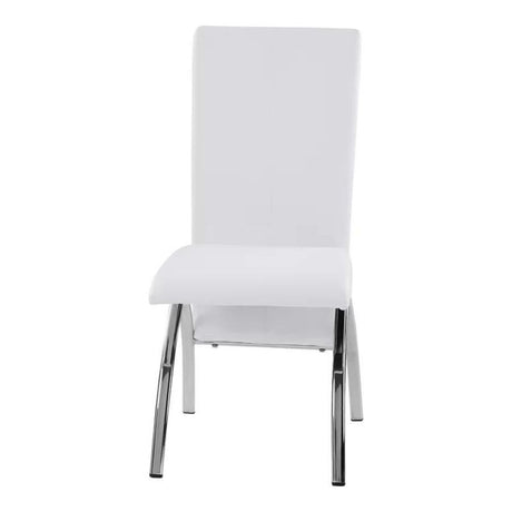 Modern-White-Faux-Leather-Long-Back-Dining-Chair-With-Chrome-Metal-Legs-Set-of-4