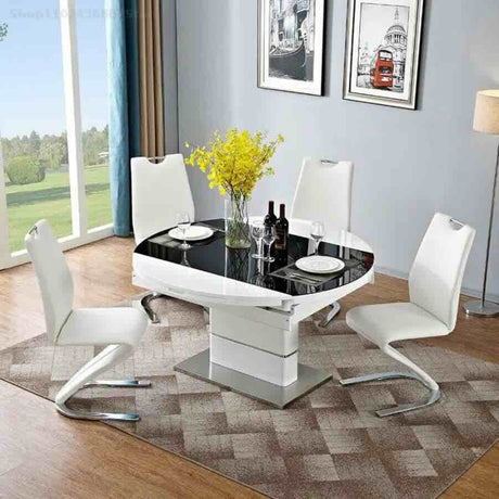 Modern-White-Faux-Leather-Z-shape-Dining-Chair-With-Cantilever-Base-_-Chrome-Details-Set-of-2