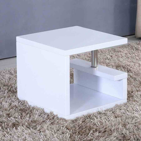 Modern-White-High-Gloss-Side-Table-With-Metal-Detailing